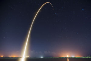 SpaceX night launch